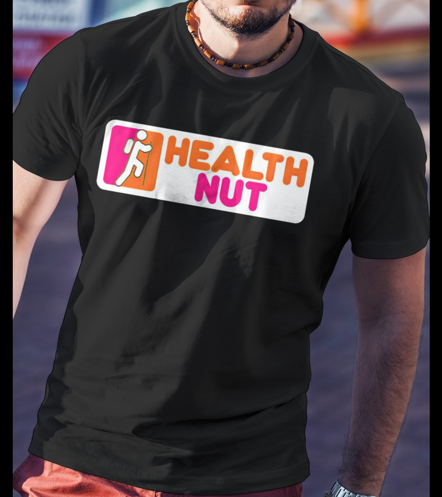 Health Nut Dunkin’ Donuts Logo Mashup T-Shirt