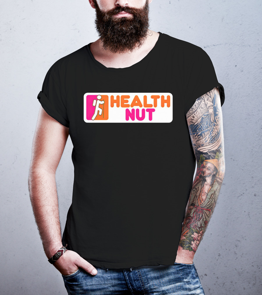 Health Nut Dunkin’ Donuts Logo Mashup T-Shirt