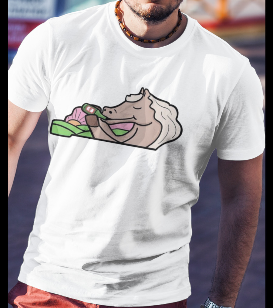 Horse Drinking Kentucky Beverage T-Shirt