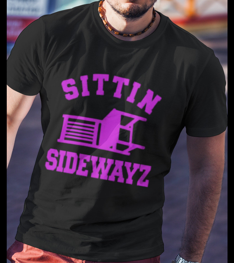 Sittin’ Sidewayz Purple Chair T-Shirt