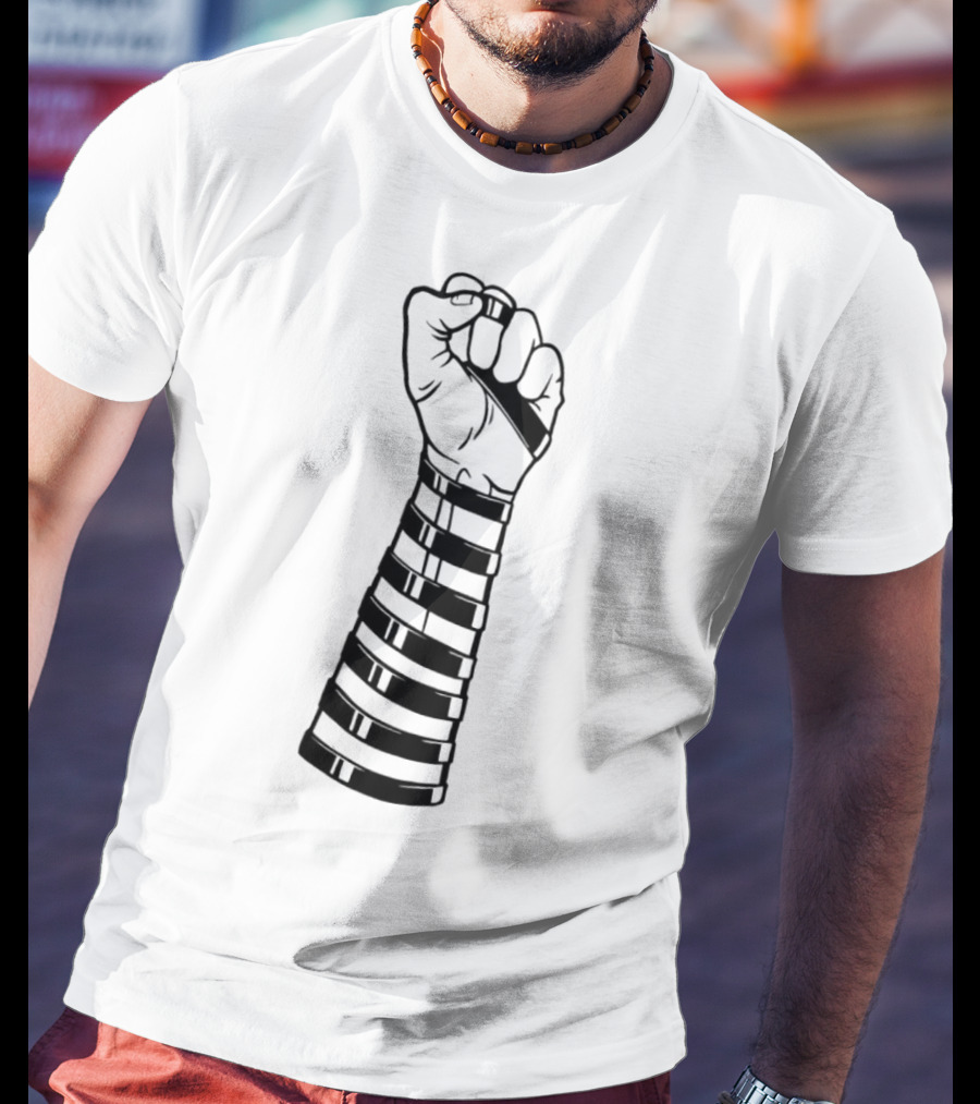 Strapped Fist With Black Bands Iconic T-Shirt