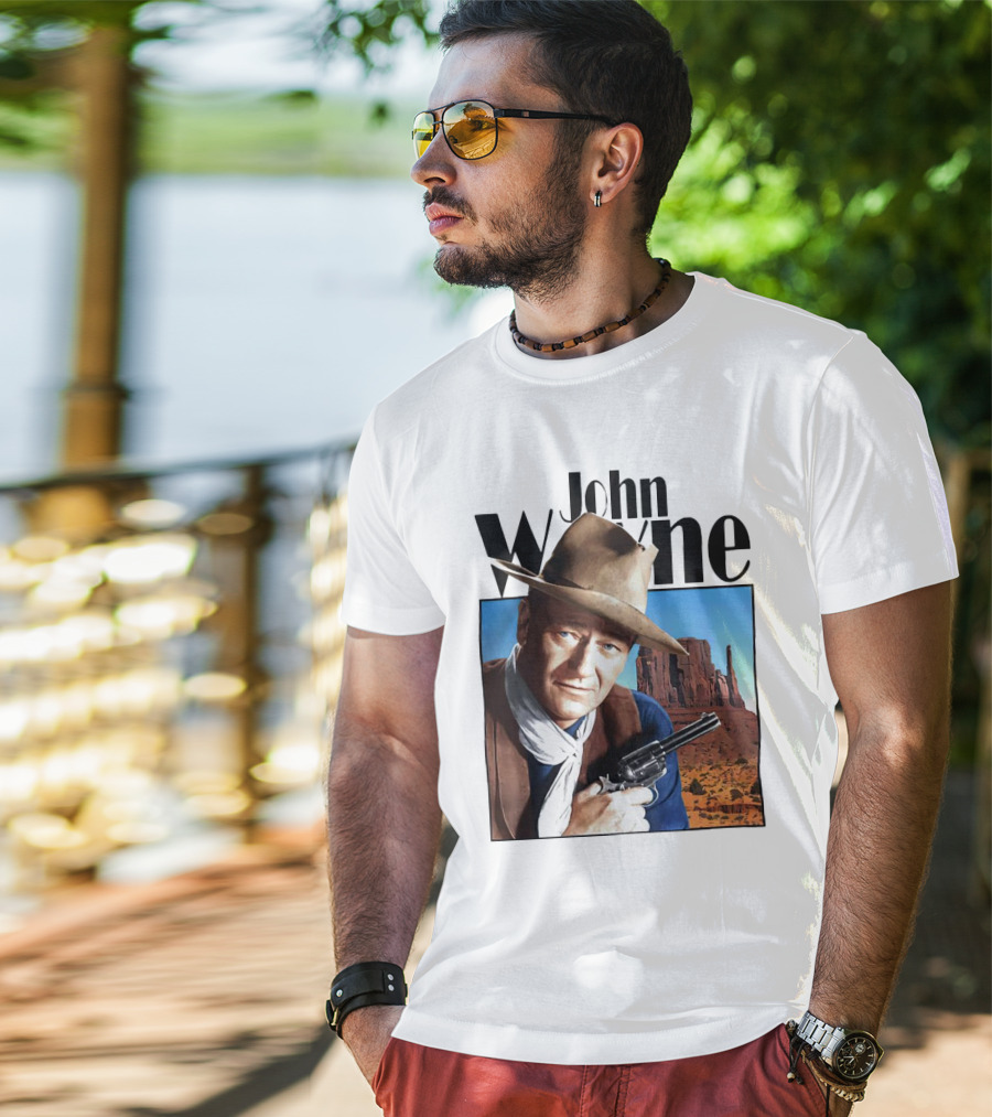 John Wayne Cowboy Western Movie Legend T-Shirt