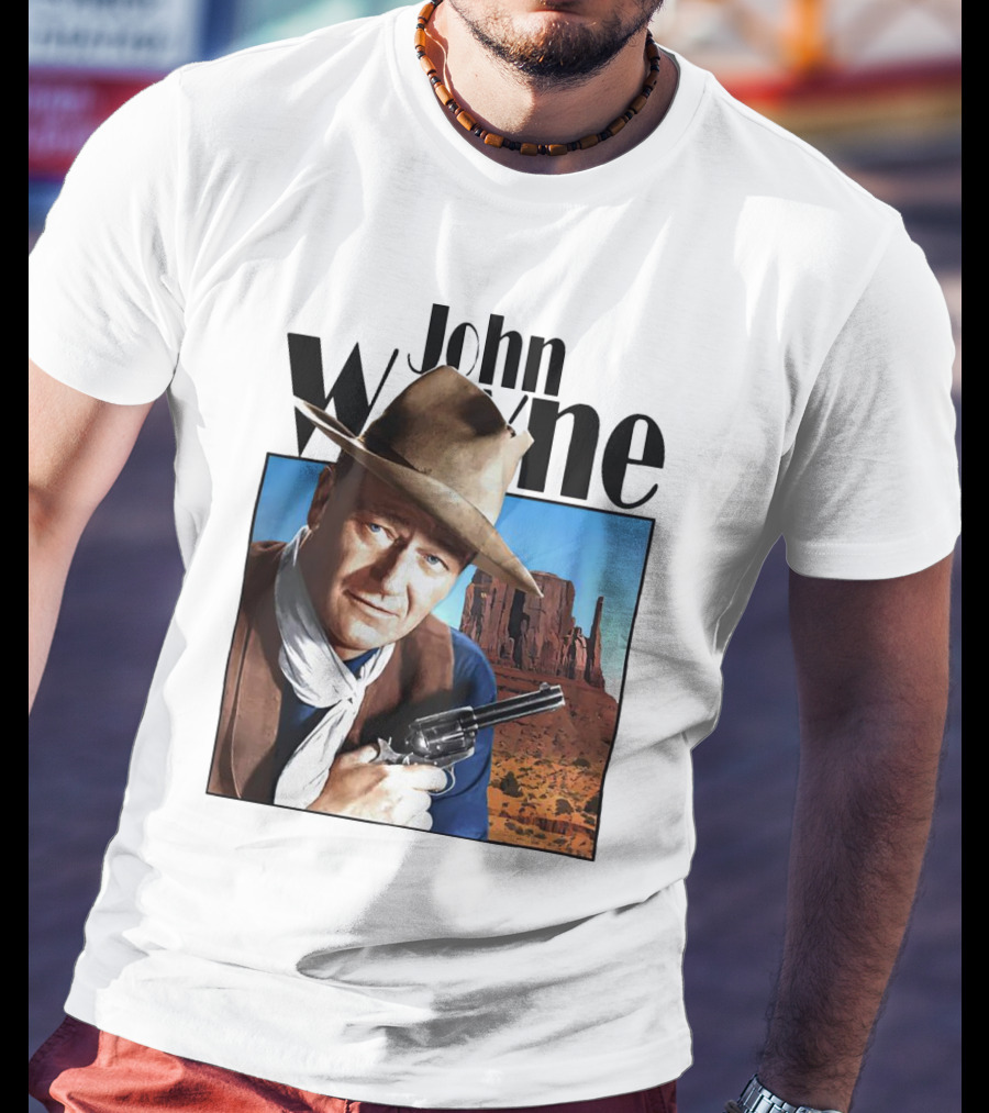 John Wayne Cowboy Western Movie Legend T-Shirt