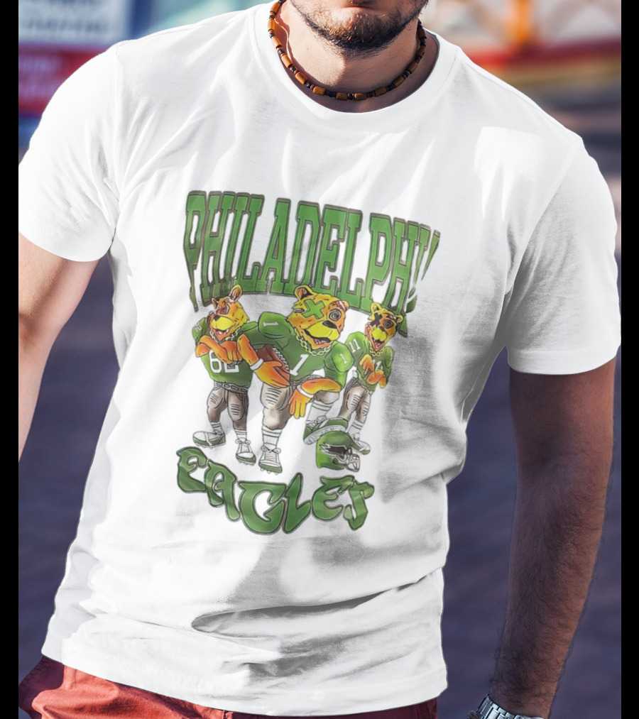 Philadelphia Eagles Bears Football T-Shirt