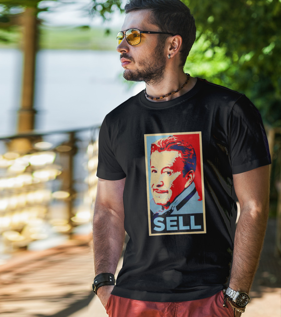 Sell Hope Style Portrait Red Blue Face T-Shirt