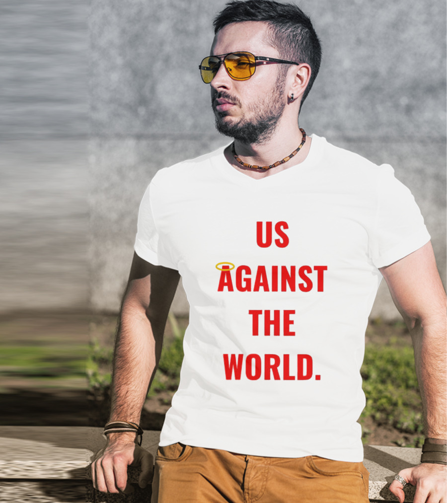 Us Against The World Angel Halo T-Shirt