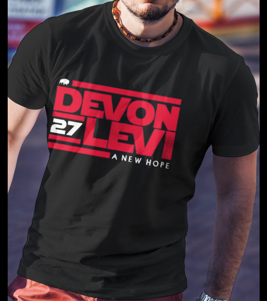 Devon Levi 27 A New Hope Buffalo Sabres NHL T-Shirt