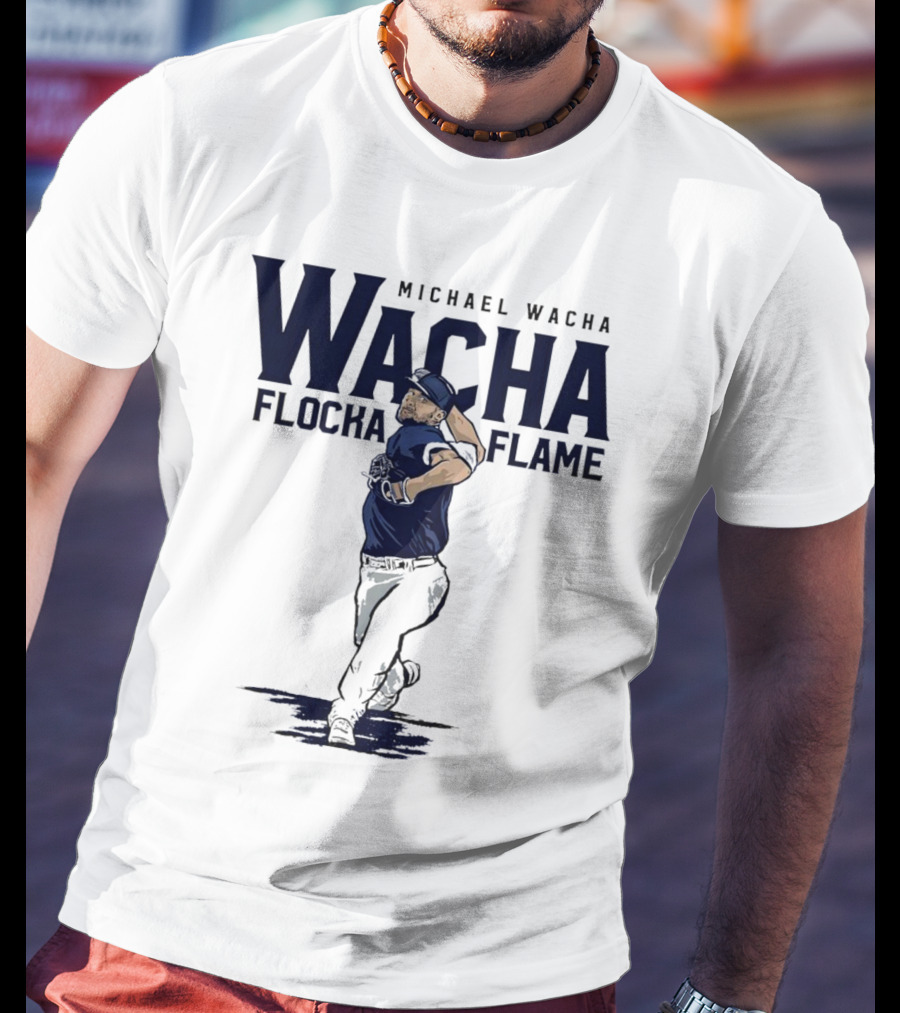 Michael Wacha Flocka Flame Pitching Baseball Kansas City Royals T-Shirt