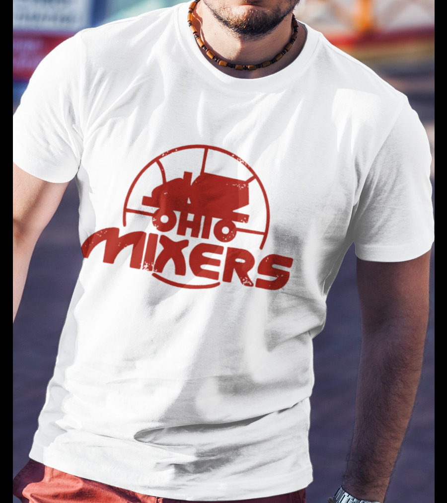 Ohio Mixers Basketball Concrete Truck T-Shirt