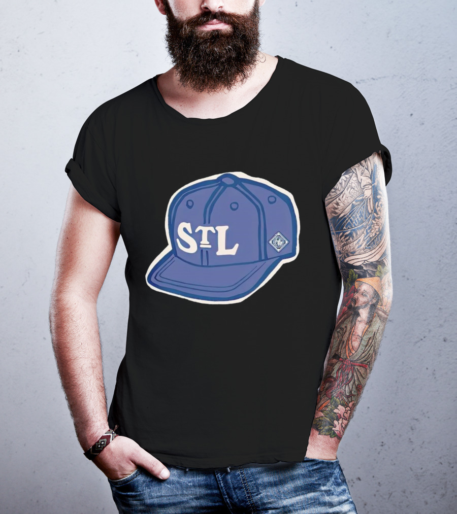 St. Louis Stars STL Negro Leagues Baseball Cap Insignia T-Shirt