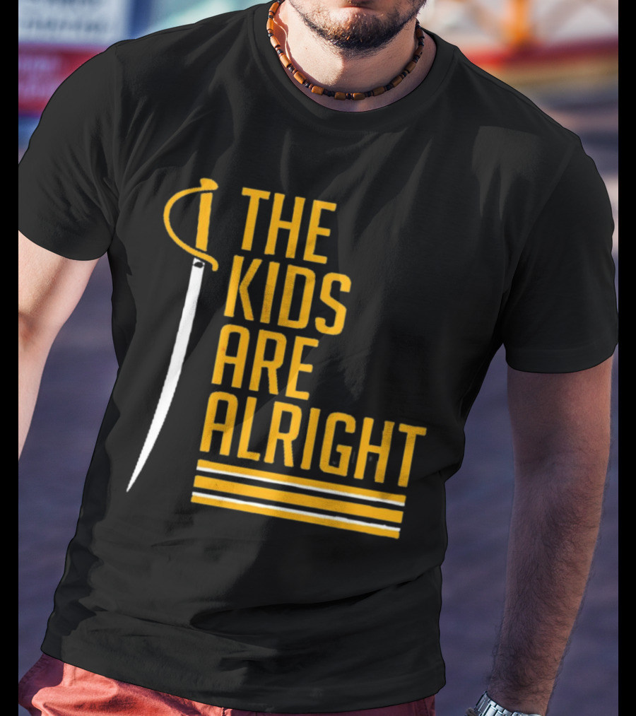 The Kids Are Alright Buffalo Sabres Sword And Stripe T-Shirt