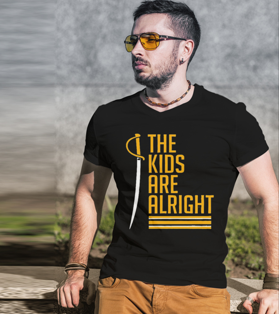 The Kids Are Alright Buffalo Sabres Sword And Stripe T-Shirt