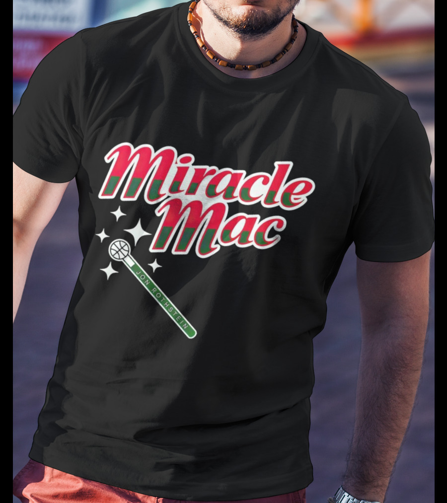 Jon Rothstein Miracle Mac Magic Basketball Stars T-Shirt