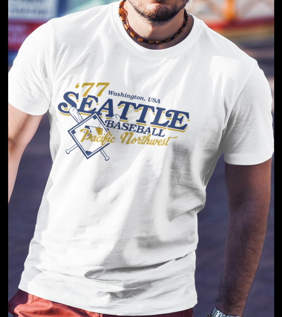 '77 Seattle Baseball Pacific Northwest Washington USA T-Shirt