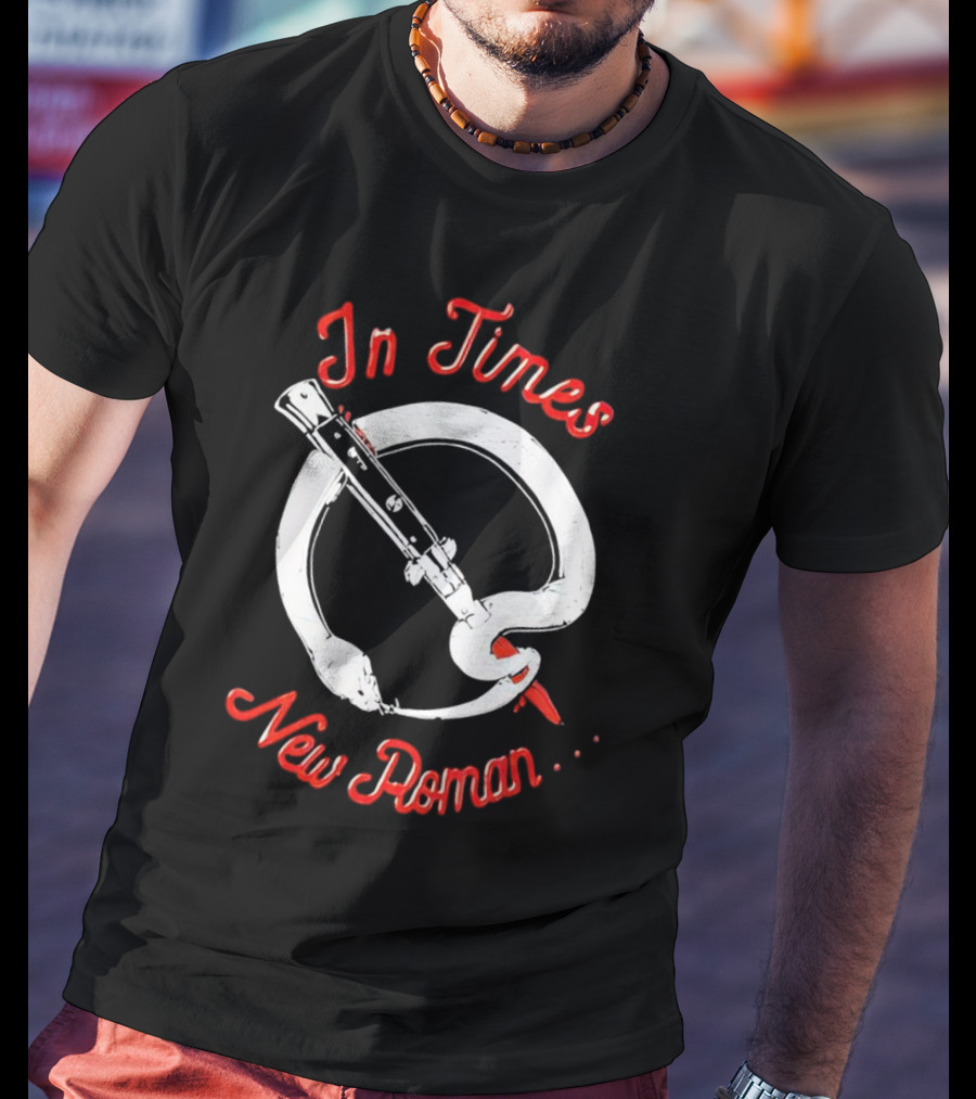 In Times New Roman Q Snake T-Shirt