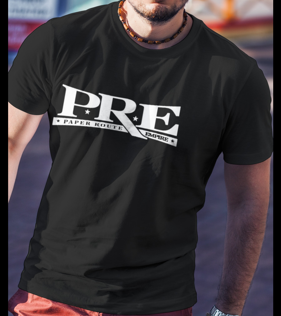 P.R.E. Paper Route Empire Logo T-Shirt