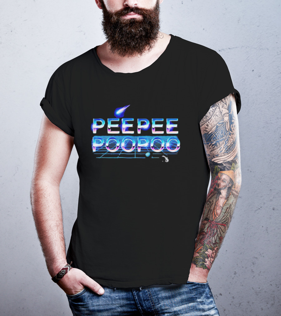 Peepeepoopoo Vaporwave Aesthetic Retro Synthwave T-Shirt
