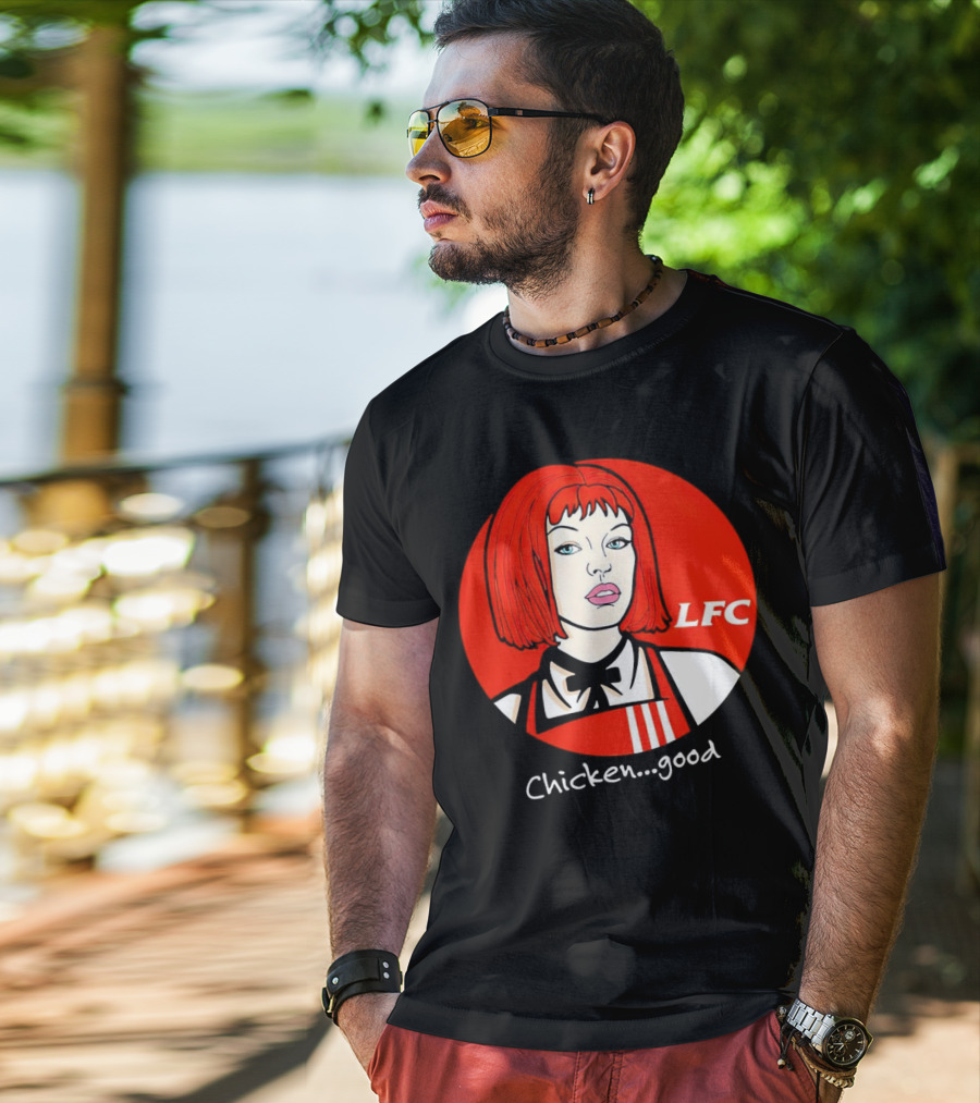 Chicken Good LFC Retro Style Redhead T-Shirt