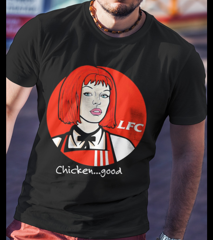 Chicken Good LFC Retro Style Redhead T-Shirt