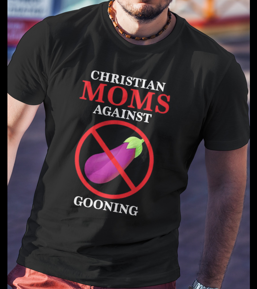 Christian Moms Against Gooning Emoji T-Shirt