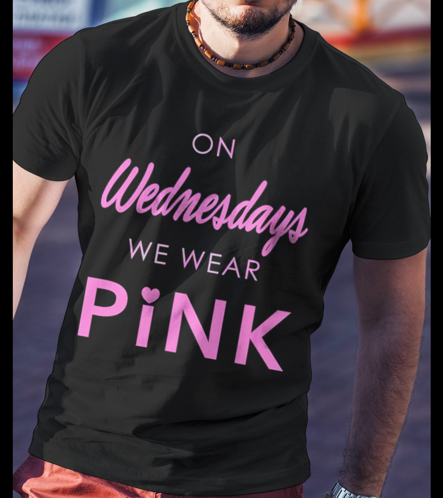 On Wednesdays We Wear Pink Mean Girls Movie T-Shirt