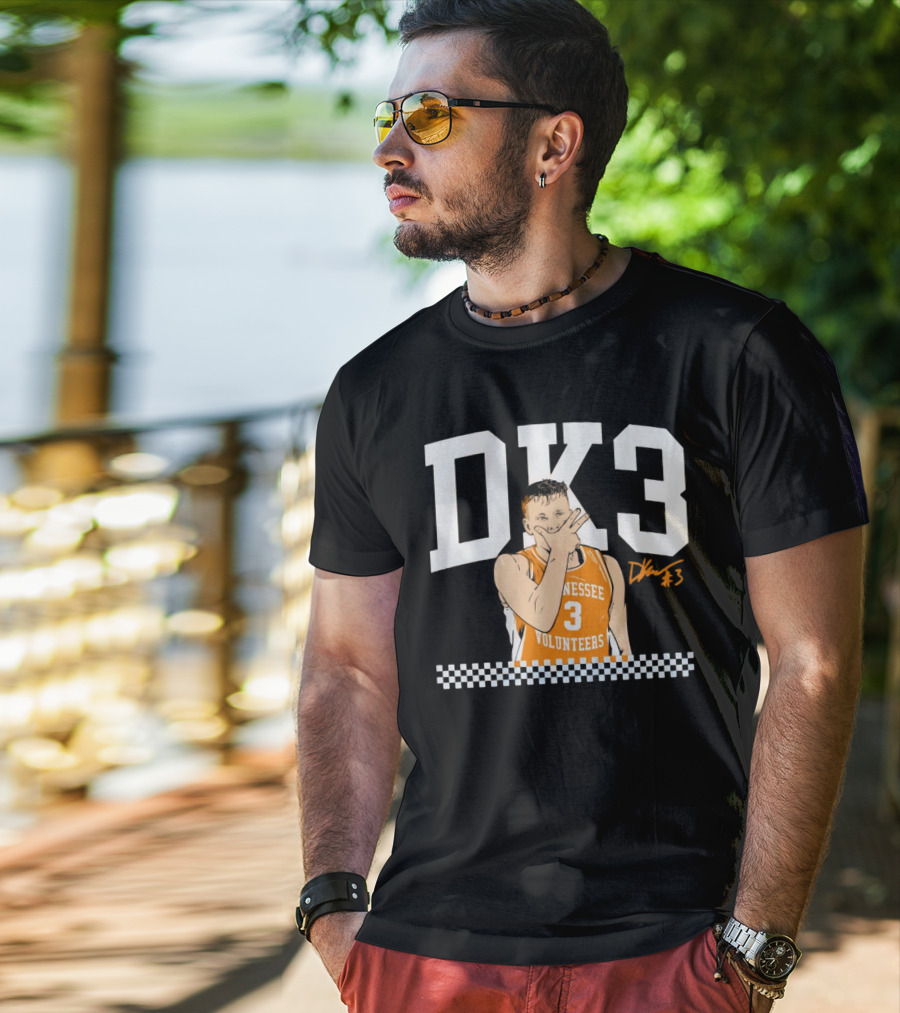 Tennessee Volunteers Basketball DK3 Dalton Knecht #3 T-Shirt