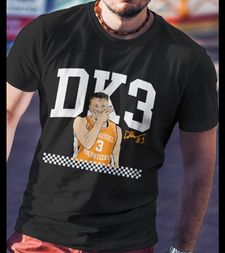 Tennessee Volunteers Basketball DK3 Dalton Knecht #3 T-Shirt