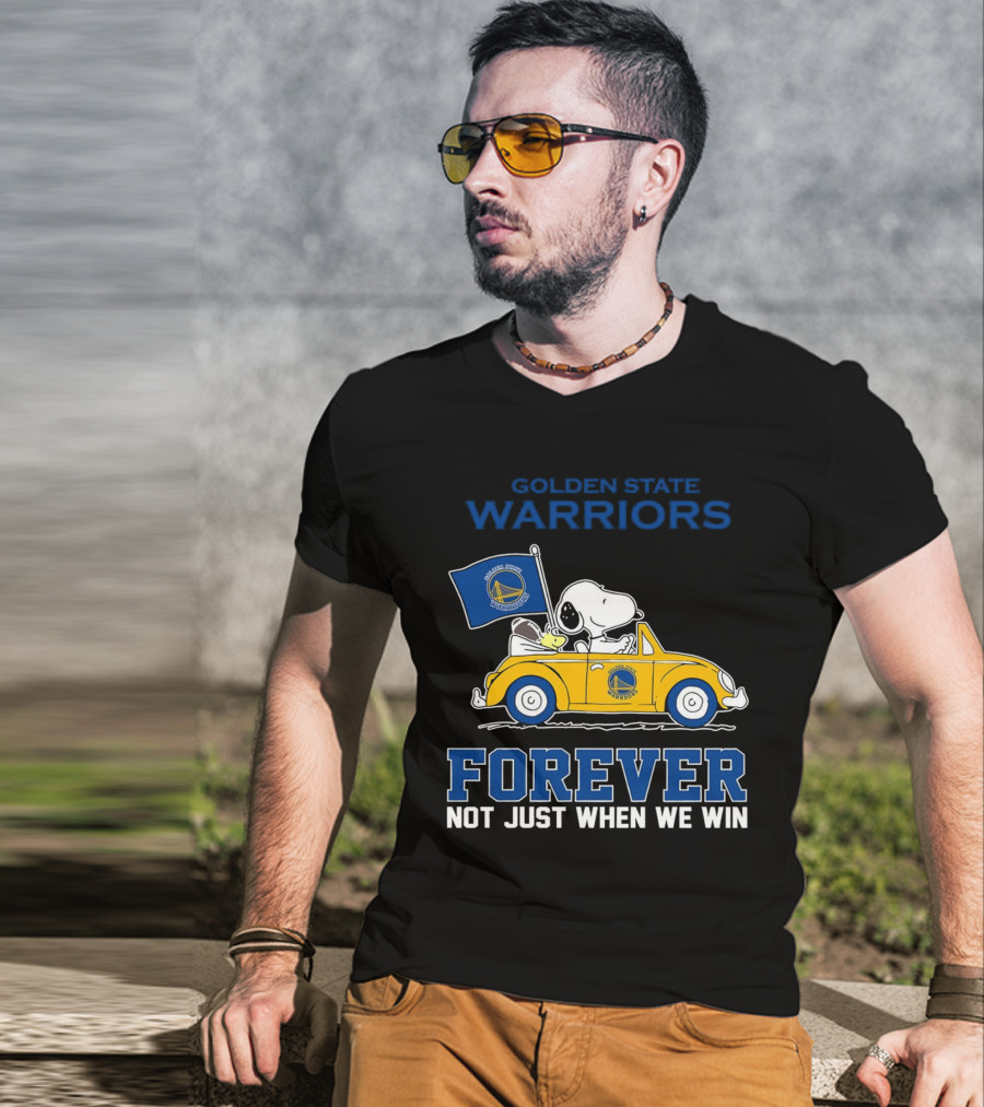 Golden State Warriors Snoopy Forever Not Just When We Win T-Shirt