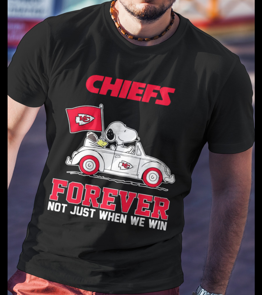 Chiefs Snoopy Forever Not Just When We Win T-Shirt