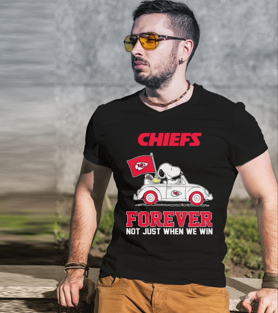 Chiefs Snoopy Forever Not Just When We Win T-Shirt