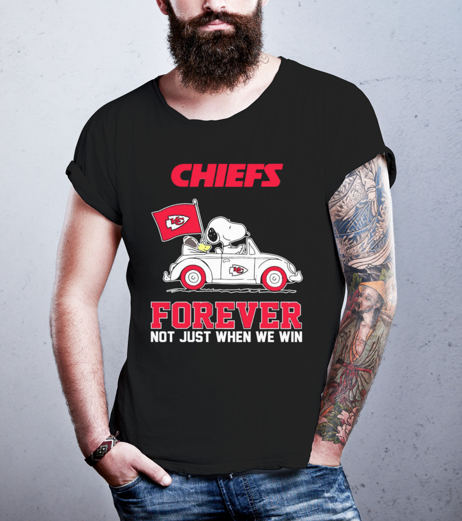 Chiefs Snoopy Forever Not Just When We Win T-Shirt