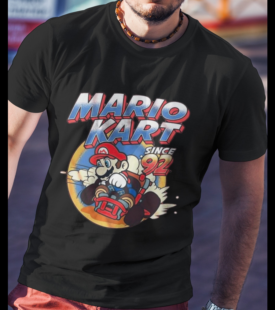 Mario Kart Since 92 Racing Adventure Retro Vibes T-Shirt