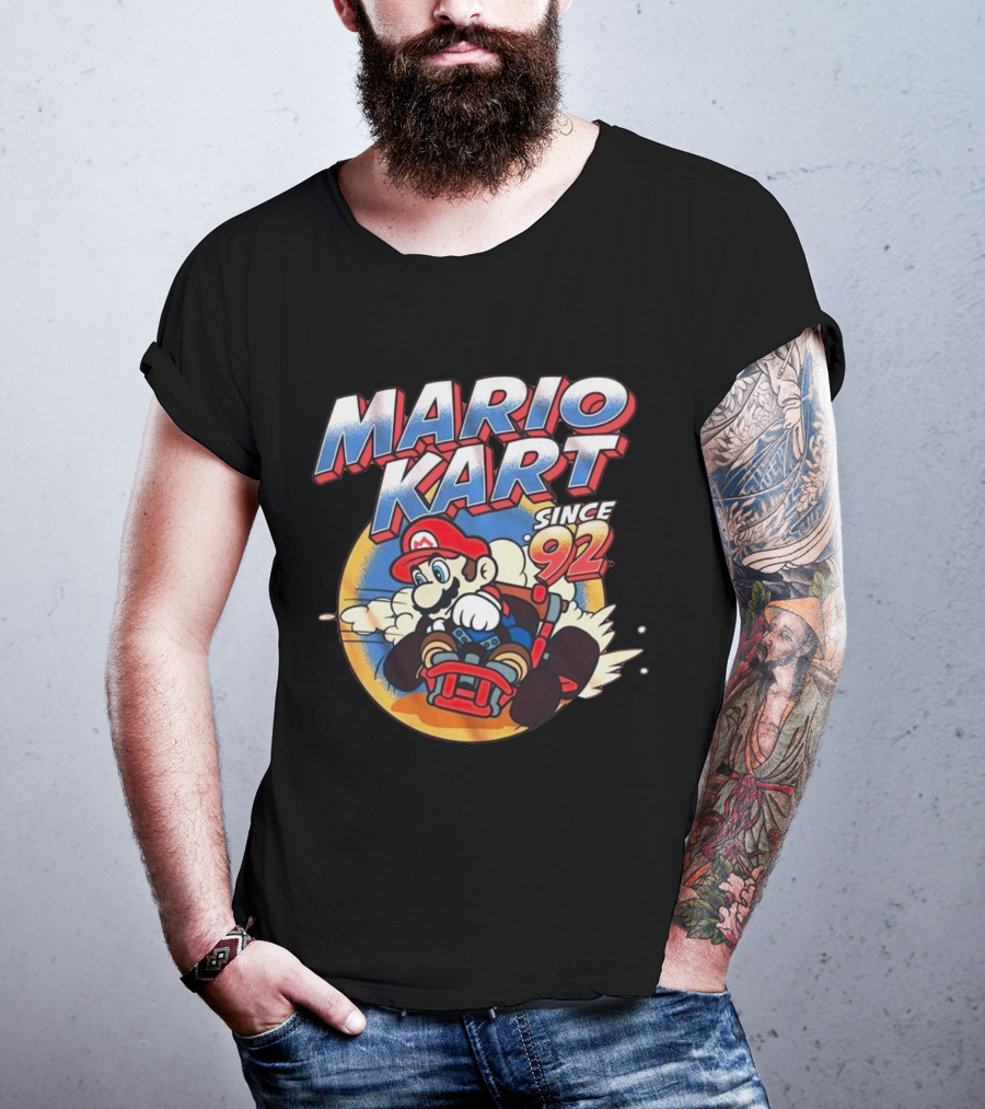 Mario Kart Since 92 Racing Adventure Retro Vibes T-Shirt