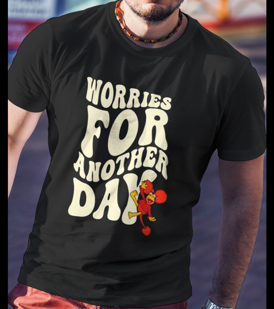 Fraggle Rock Worries For Another Day Red Muppet Character T-Shirt