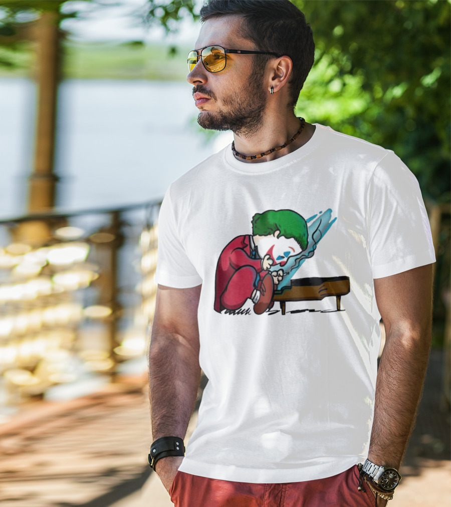 Joker Playing The Piano In Peanuts Charlie Brown T-Shirt