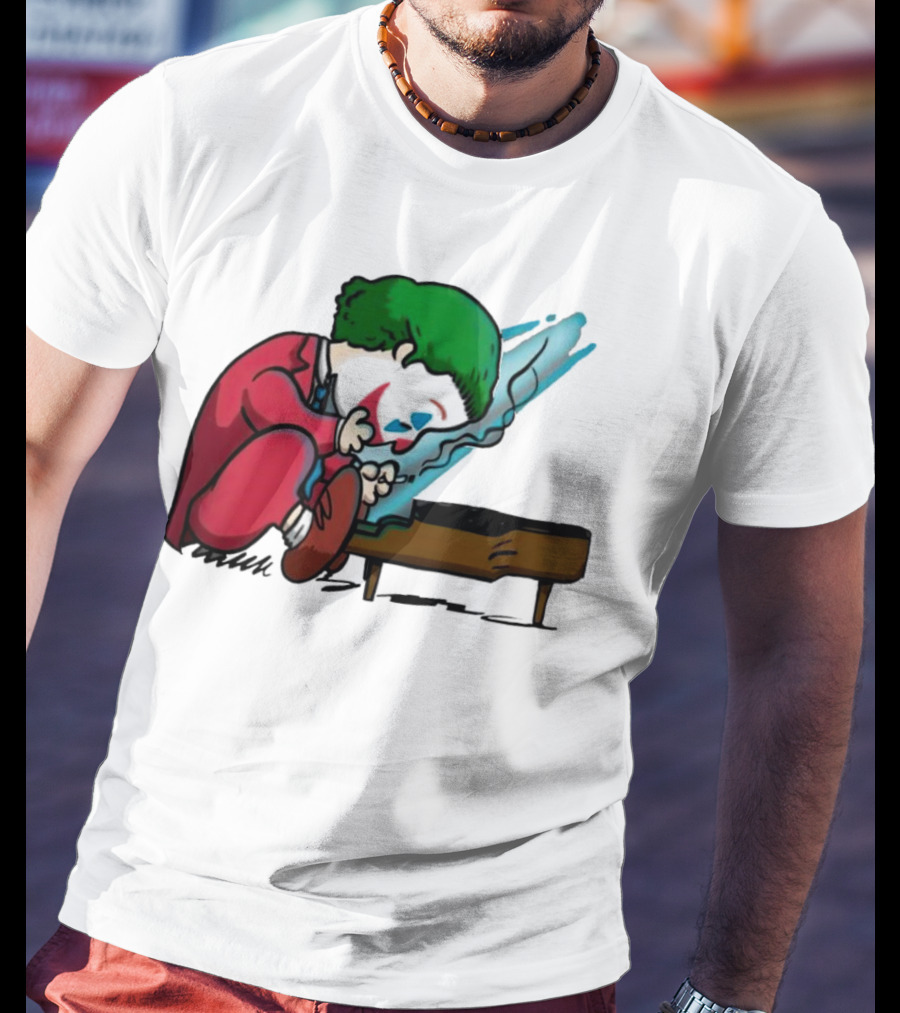 Joker Playing The Piano In Peanuts Charlie Brown T-Shirt