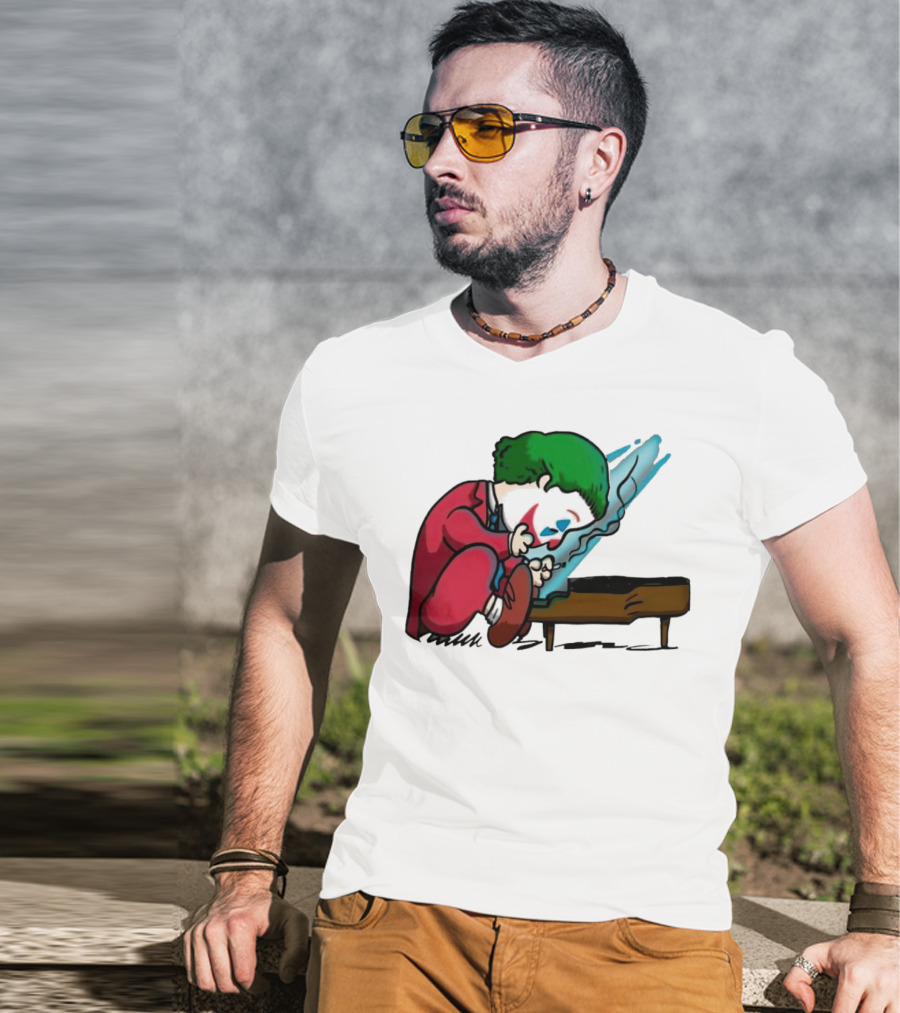 Joker Playing The Piano In Peanuts Charlie Brown T-Shirt