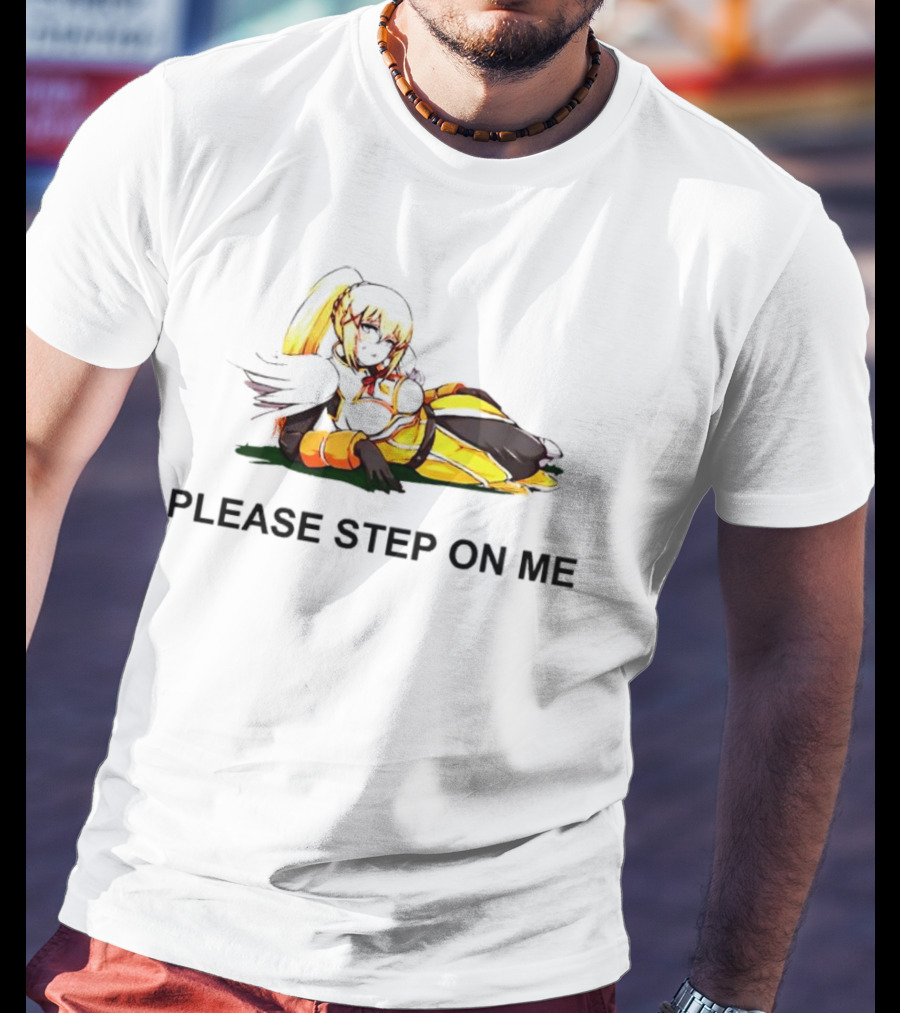 Konosuba Please Step On Me Character T-Shirt