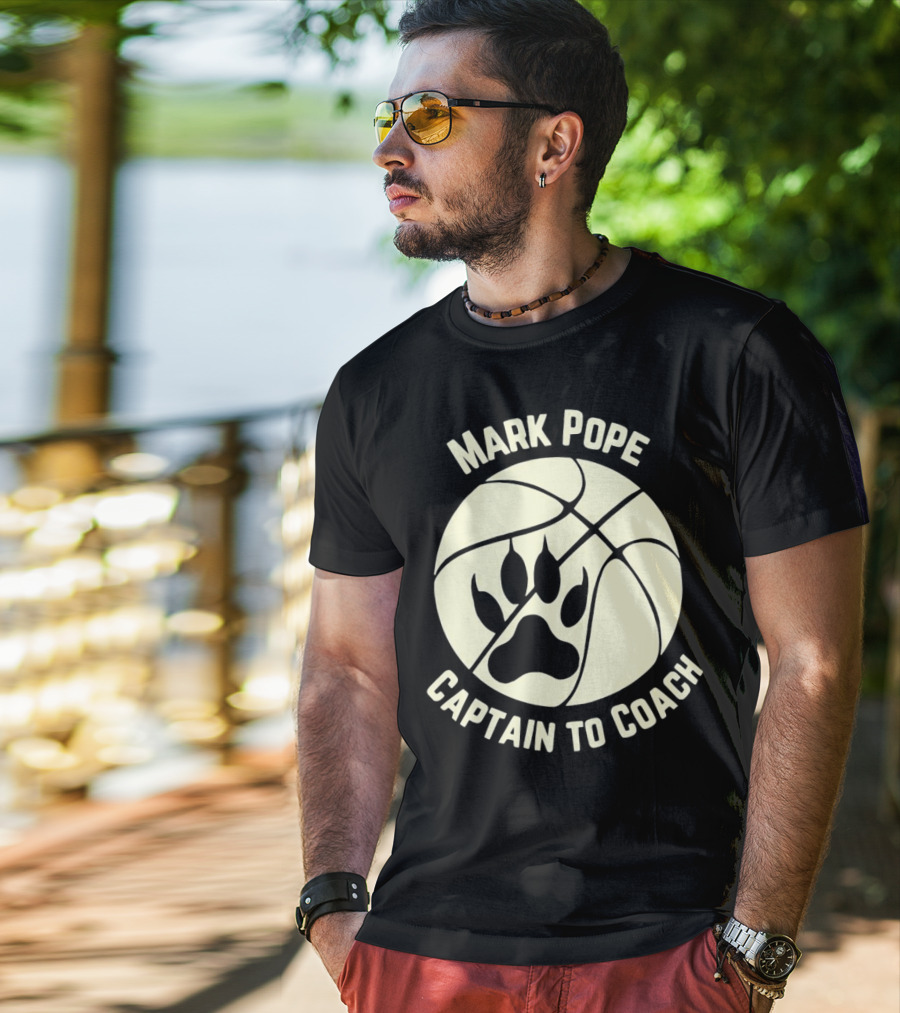 Mark Pope Captain To Coach Kentucky Basketball Legend T-Shirt