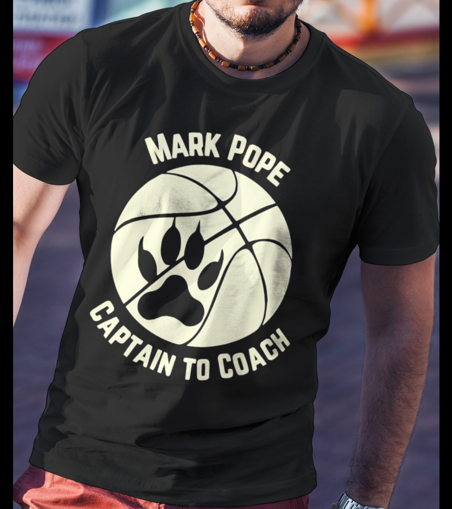 Mark Pope Captain To Coach Kentucky Basketball Legend T-Shirt