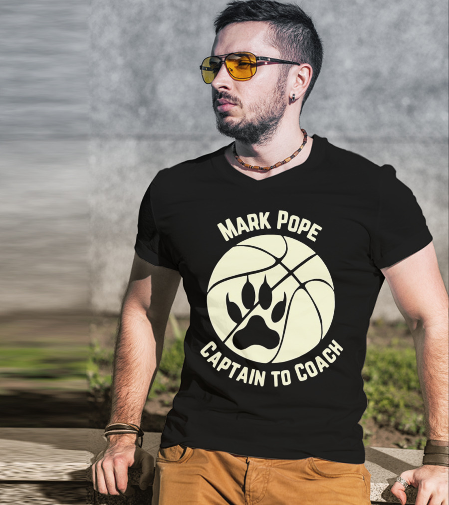 Mark Pope Captain To Coach Kentucky Basketball Legend T-Shirt