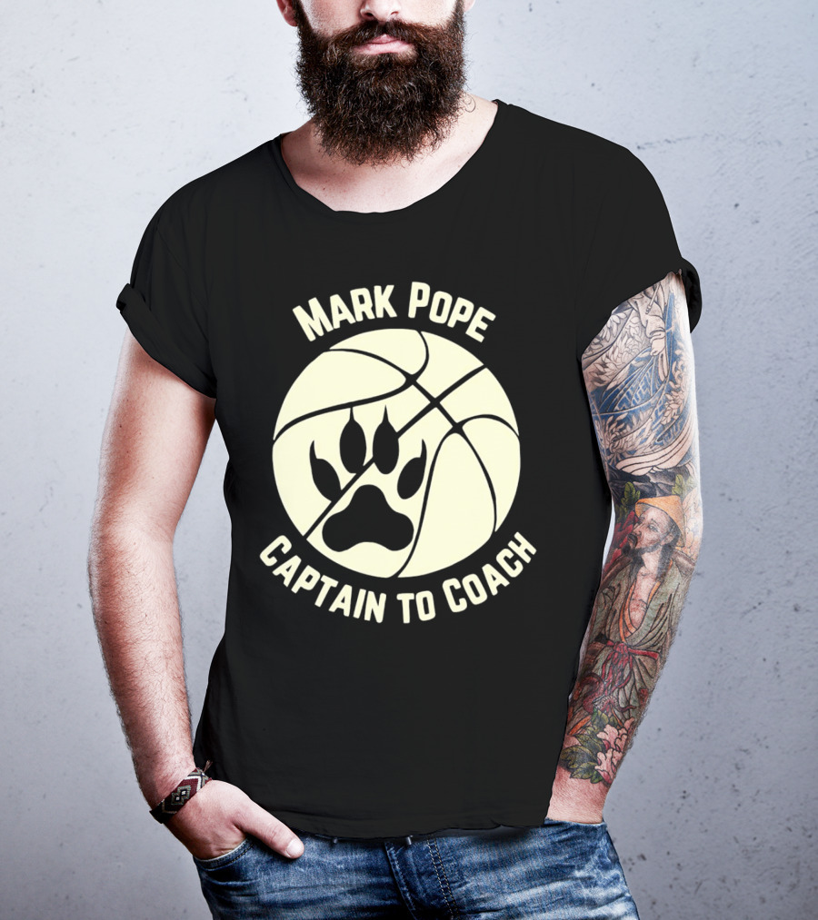 Mark Pope Captain To Coach Kentucky Basketball Legend T-Shirt