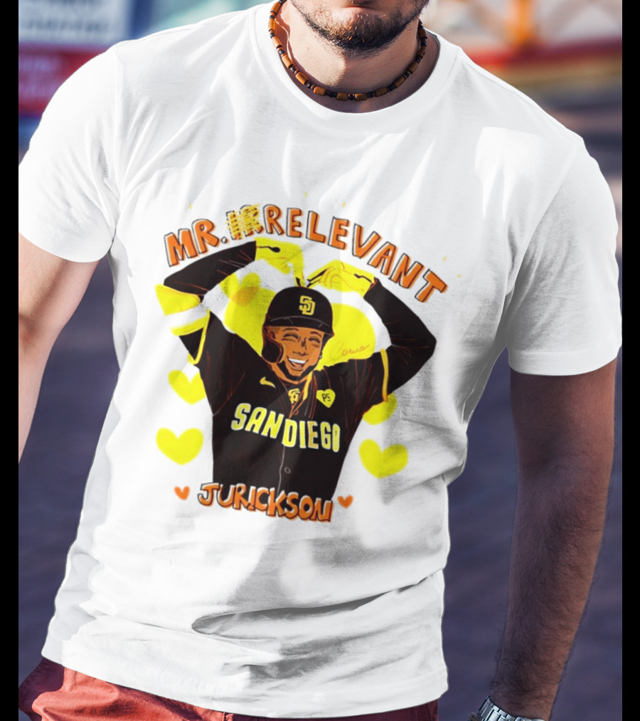 Mr Relevant Jurickson San Diego Baseball Hearts T-Shirt
