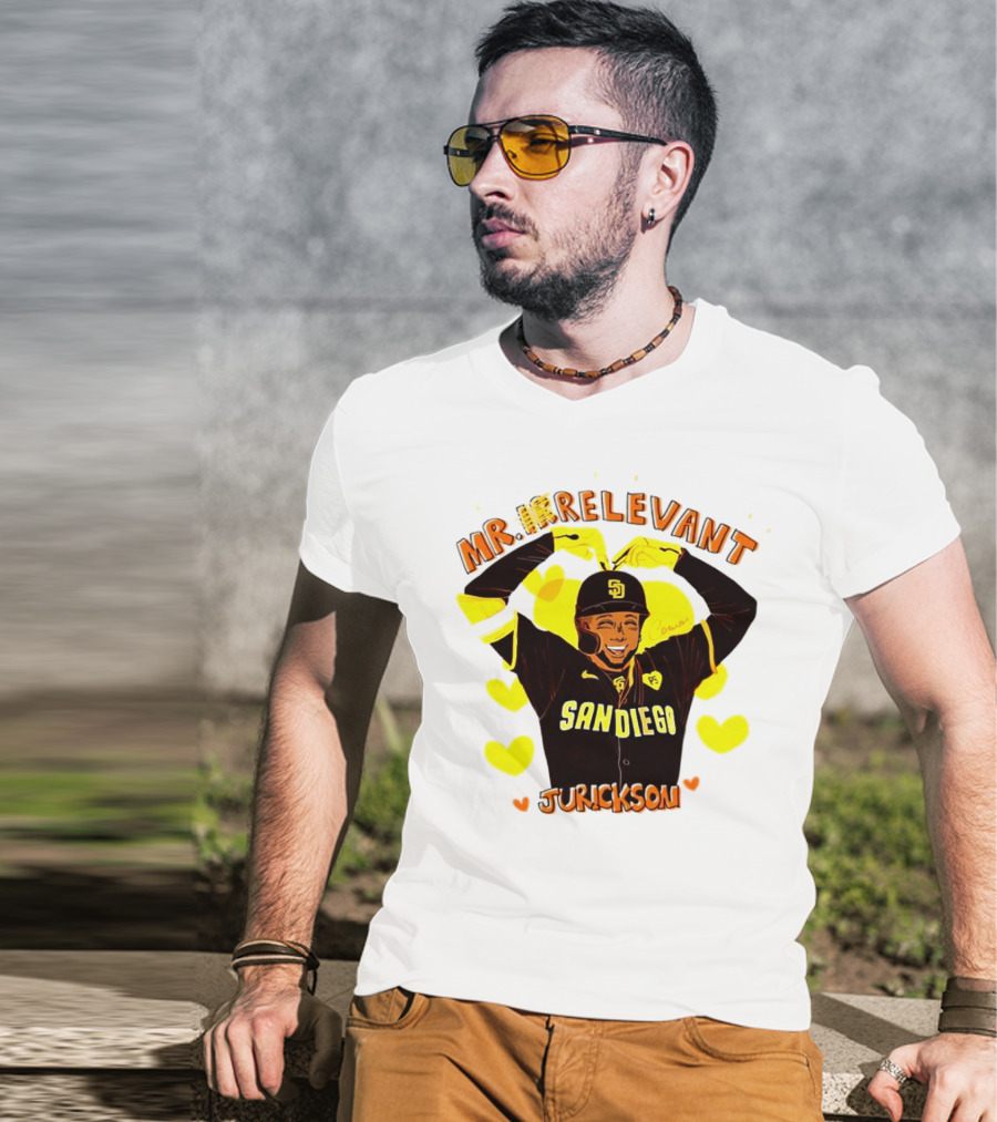Mr Relevant Jurickson San Diego Baseball Hearts T-Shirt