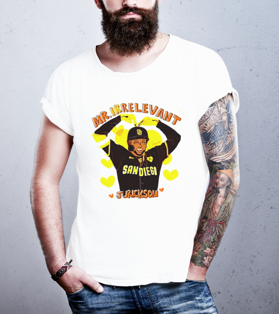 Mr Relevant Jurickson San Diego Baseball Hearts T-Shirt