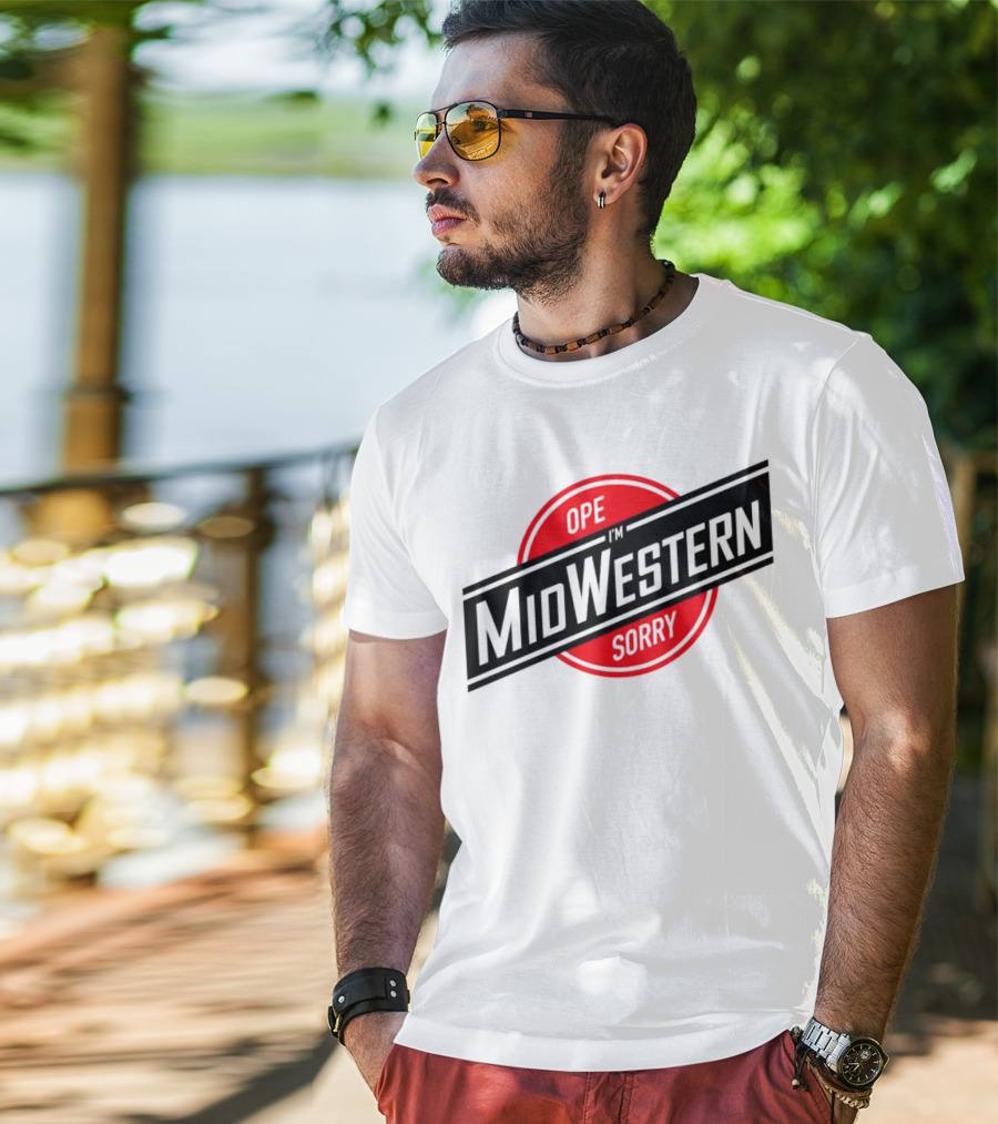 Ope I'm Sorry Midwestern Red Circle T-Shirt
