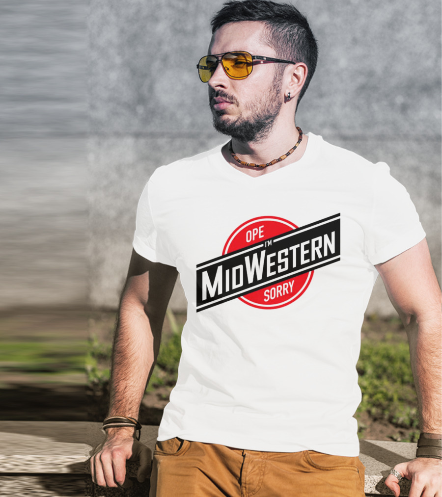 Ope I'm Sorry Midwestern Red Circle T-Shirt