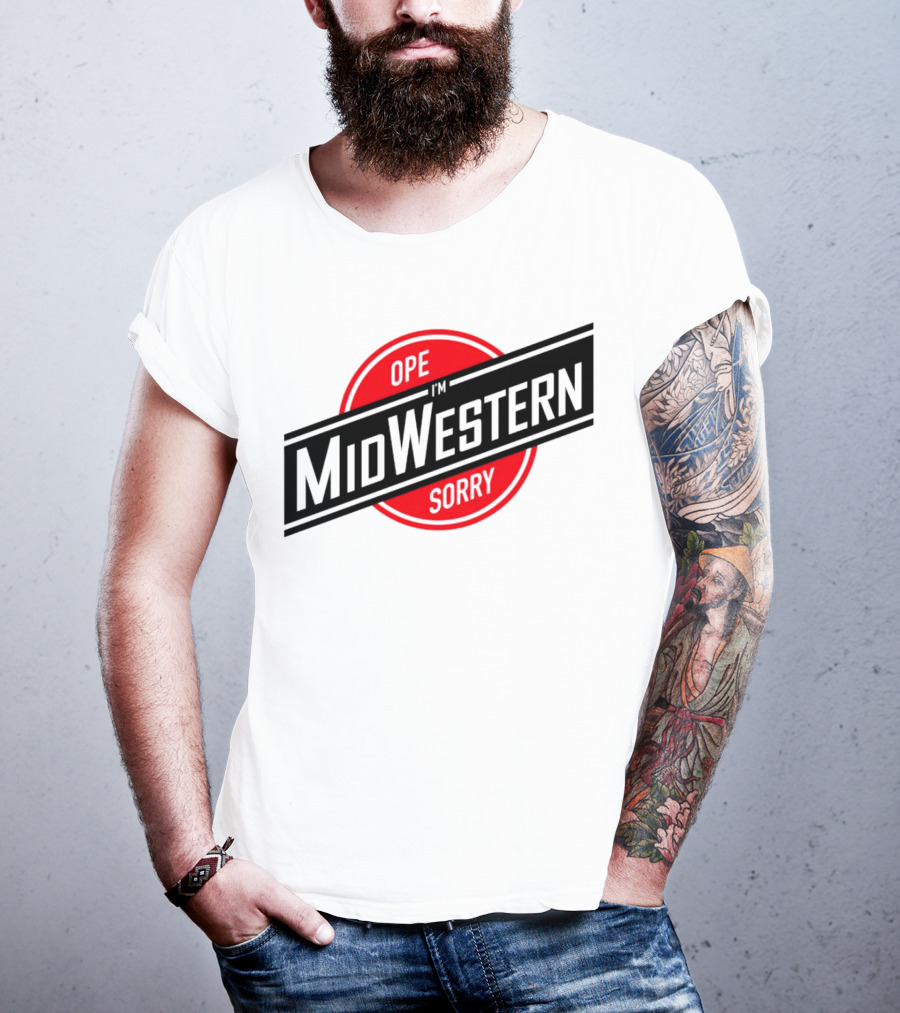 Ope I'm Sorry Midwestern Red Circle T-Shirt