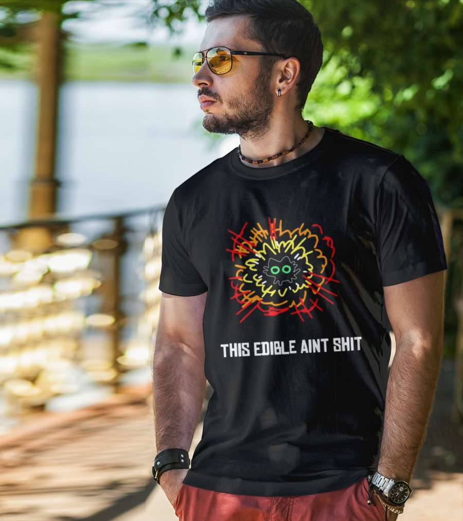 This Edible Ain't Shit Explosion Cat T-Shirt