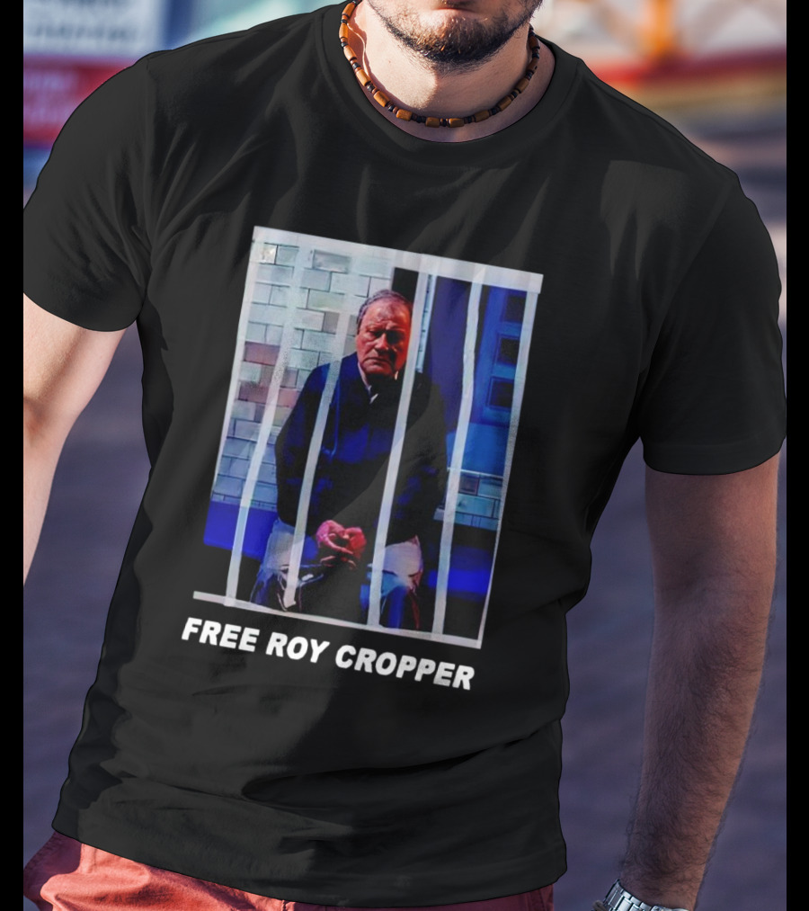 Coronation Street Free Roy Cropper Jail Image T-Shirt